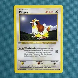 Pokemon Vintage 1st Edition Pidgey 057/102 Base Set (Shadowless) Wotc 1999 - Image 1