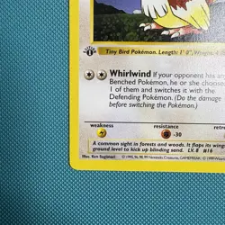 Pokemon Vintage 1st Edition Pidgey 057/102 Base Set (Shadowless) Wotc 1999 - Image 5