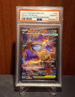 2x PSA 10 GEM MINT - Pokemon TCG Mega Latias EX Sir 181/132 Mega Evolutions - Image 1