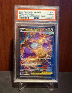 2x PSA 10 GEM MINT - Pokemon TCG Mega Latias EX Sir 181/132 Mega Evolutions - Image 2