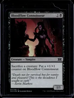 MTG Bloodflow Connoisseur (71/603) Double Masters 2022 NM FOIL - Image 1