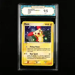 TQG 9.5 Mint+ 2006 Pokemon ENG Plusle #6/12 - Image 1