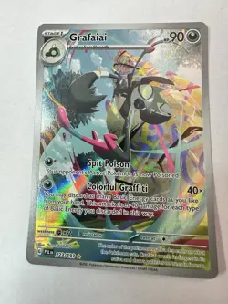 Pokemon TCG Grafaiai 223/193 Sv02: Paldea Evolved Illustration Rare Holo - Image 1