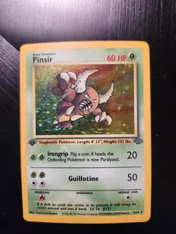 Pinsir - 9/64 - 1st Edition (Pokemon TCG card 1999) - Image 1