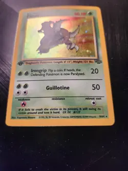 Pinsir - 9/64 - 1st Edition (Pokemon TCG card 1999) - Image 2