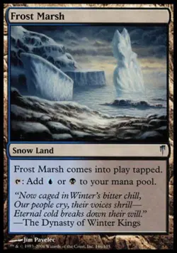 Frost Marsh - Medium Play MTG Coldsnap - Image 1
