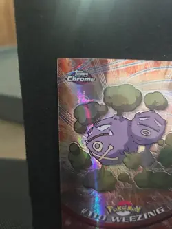 Pokemon TCG Weezing #110 SPECTRA Holo - TOPPS Chrome TV Animation Edition - MP - Image 2