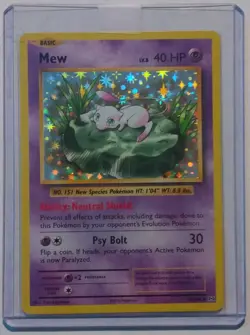 Pokemon Mew 53/108 XY Evolutions Holo Rare - Vintage 1996 Style Art - NM/LP - Image 1
