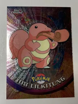 2000 Topps Chrome Pokemon Series 2 #108 Lickitung FREE COMBINED SHIPPING - Image 1