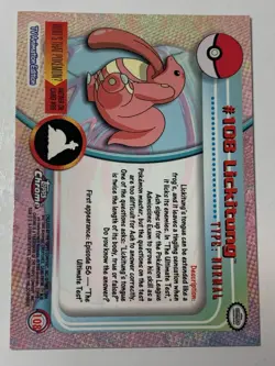 2000 Topps Chrome Pokemon Series 2 #108 Lickitung FREE COMBINED SHIPPING - Image 2