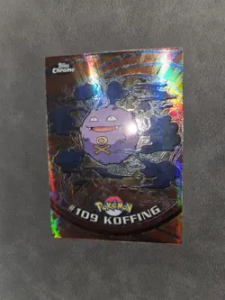 Pokemon TCG Koffing #109 SPECTRA Holo - TOPPS Chrome TV Animation Edition - LP - Image 2