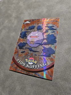 Pokemon TCG Koffing #109 SPECTRA Holo - TOPPS Chrome TV Animation Edition - LP - Image 3