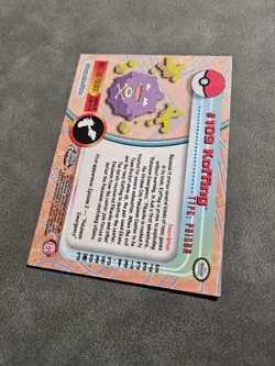 Pokemon TCG Koffing #109 SPECTRA Holo - TOPPS Chrome TV Animation Edition - LP - Image 5