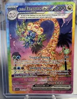 Pokemon TCG Alolan Exeggutor EX 242/191 Scarlet & Violet Surging Sparks - Image 1