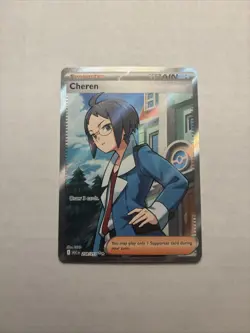 Cheren 258/217 Full Art Trainer Pokemon TCG Ascended Heroes - Image 1