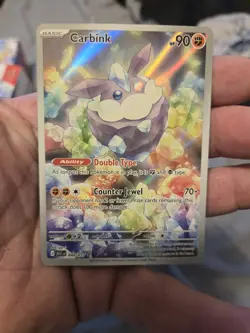 Carbink 242/217 Illustration Rare ME: Ascended Heroes Pokemon Near Mint - Image 1