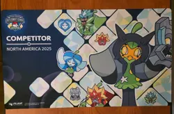 Pokemon 2025 NAIC North America International Championship Competitor Playmat - Image 1