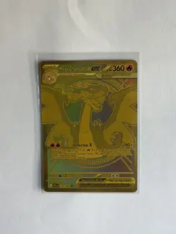 Mega Charizard x Ex 130/094 Phantasmal Flames Gold Hyper Rare Pokemon, Near Mint - Image 2