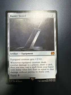 1x - Buster Sword - #255 - Final Fantasy FIN - NM MTG - Image 1