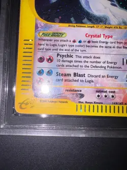 2003 Pokemon Aquapolis Lugia Holo Eng #149/147 - Image 5