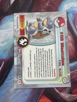 #09 Blastoise | Pink Logo | 1999 Topps Pokemon TV | LP - Image 2