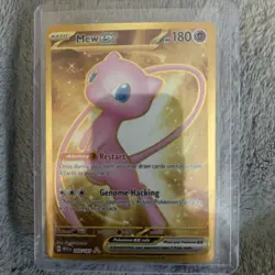 Pokemon TCG Mew EX 151 Gold NM M 205/165 Scarlet & Violet Ultra Rare - Image 1