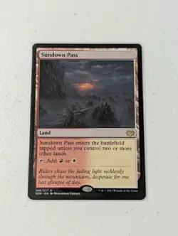 MTG Sundown Pass - Innistrad: Crimson Vow NM - Image 1
