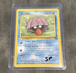 PORTUGUESE Rare Vintage Shellder ●Fossil●Pokemon 1999 LP+ - Image 1