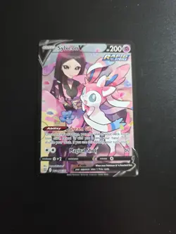 Sylveon V TG14/TG30 Brilliant Stars Trainer Gallery Pokemon V Rare Near Mint - Image 1