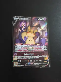 Pokemon TCG Mimikyu v TG16/TG30 Brilliant Stars Full Art - Image 1