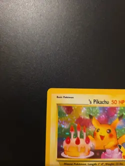 POKEMON TCG BIRTHDAY PIKACHU 24 BLACK STAR PROMO HOLO NM CELEBRATIONS - Image 2