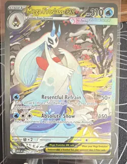 Pokemon Mega Froslass EX Full Art Rare Holo ASCEN 275/217 Stage 1 310 HP 150 - Image 1