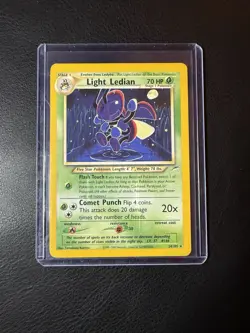 2002 Pokemon - Light Ledian #24/105 - Neo Destiny Unlimited - Rare - NM - Image 2