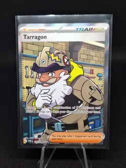 Pokemon Tarragon Trainer Supporter 116/088 SIR Perfect Order - Image 1