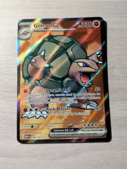 Golem ex 189/165 Pokemon TCG: Scarlet & Violet 151 Holo Full Art NM/M - Image 1