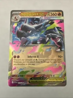Pokemon TCG Mega Charizard X ex 013/094 Me02: Phantasmal Flames (English) - NM - Image 1
