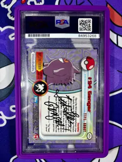 PSA/DNA Certified Authentic Auto Ted Lewis Pokemon Topps Gengar #94 - Image 2