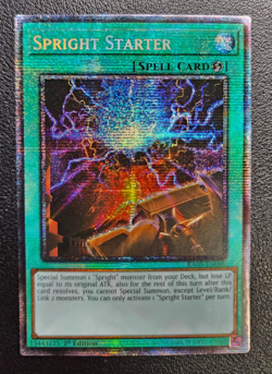 Yugioh! Spright Starter (Starlight Rare) RA05-EN068 Rarity 1st Edition NM - Image 3