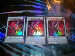 3x Bystial Dis Pater 1st Edition Super Rare RA05-EN041 Yu-Gi-Oh! - Image 1