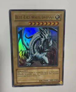 Yugioh - Blue Eyes White Dragon - LOB-001 Ultra Rare Holo - Image 1