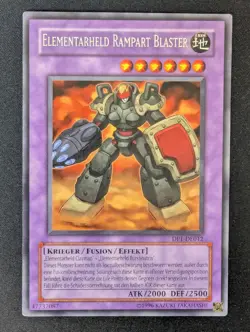 Elementarheld Rampart Blaster DP1-DE012 Rare DE EX YUGIOH - Image 1