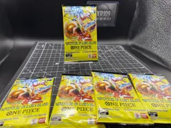 (Lot Of 5) One Piece OP15-EB04 Adventure on Kami's Island Booster Packs English - Image 1