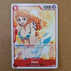 One Piece Nami Revised Print (ST01-007/79) Starter Deck 01 Straw Hat Crew NM TCG - Image 1