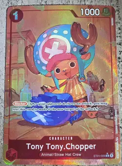 One Piece Tony Tony Chopper Alt Art C Premium Booster Vol. 1 PRB-01 English - Image 1