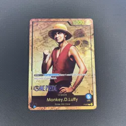 Monkey D Luffy P-047 Promo Leader Live Action - NM - One Piece TCG - English - Image 1