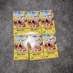 Lot Of 6 One Piece: Adventure on Kami's Island (OP-15) Booster Pack - Image 2