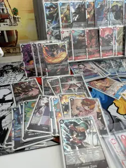 One Piece TCG SR Bulk 150++ English bundle. Added Extras In Toploaders! - Image 3
