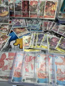 One Piece TCG SR Bulk 150++ English bundle. Added Extras In Toploaders! - Image 4