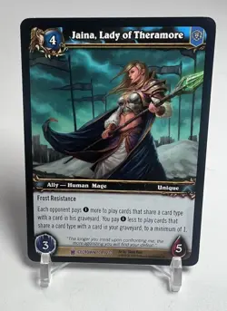 World of Warcraft WoW TCG Icecrown Jaina, Lady of Theramore 104/220 - Image 1