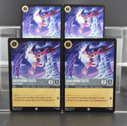 Disney Lorcana Darkwing Duck - Crime Fighter 174/204 Winterspell Common 4 Cards - Image 1